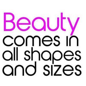 You are beautiful no matter your size. 💖​